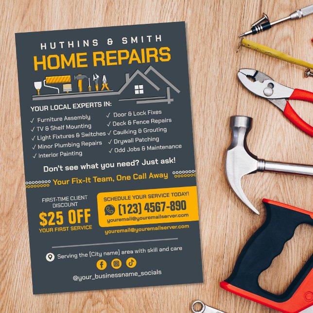 Handyman Flyer - Home Repair & Maintenance (Creator Uploaded)