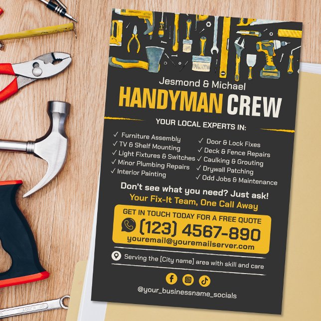 Handyman Flyer - Home Repair & Maintenance (Creator Uploaded)