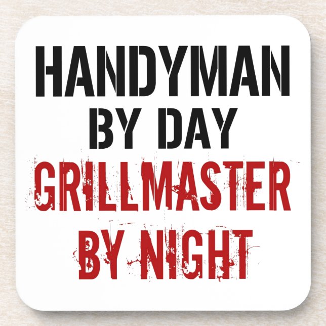 Handyman Grillmaster Coaster (Front)