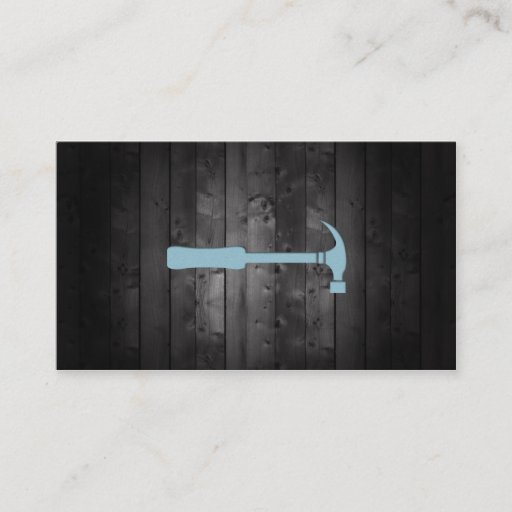 Customizable Handyman Hammer Business Cards