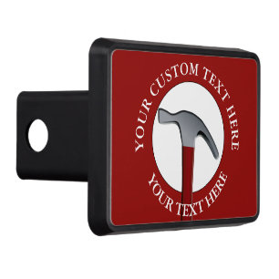 Handyman Hammer Icon Hitch Cover
