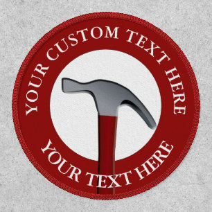 Handyman Hammer Icon Patch