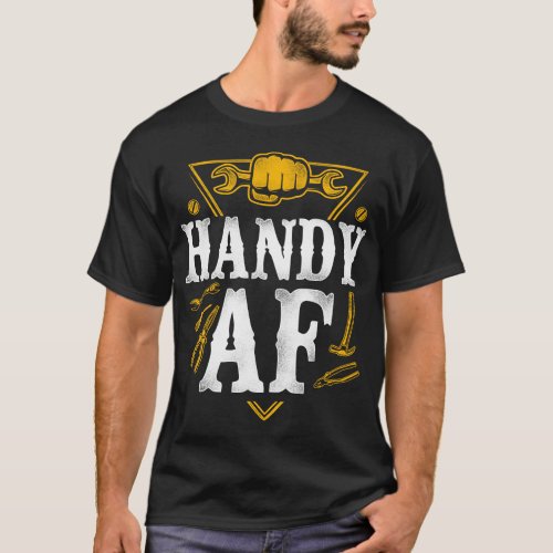 Handyman Handy Af Vintage T_Shirt