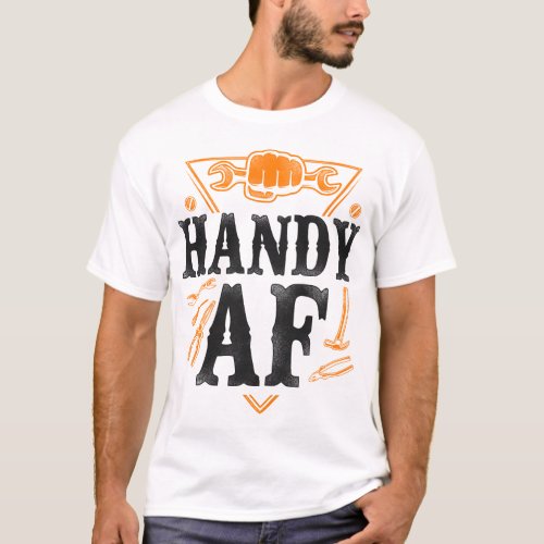 Handyman Handy Af Vintage T_Shirt