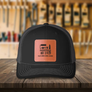 Handyman - Hardware Tools Monogram Leather Patch Hat