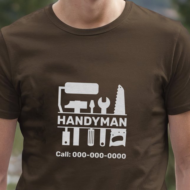 Handyman - Hardware Tools Monogram T-Shirt (Handyman - Hardware Tools Monogram T-Shirt)