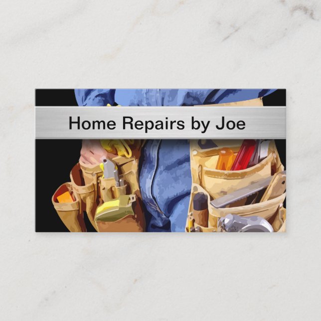 Handyman Home Repair Business Card (Front)