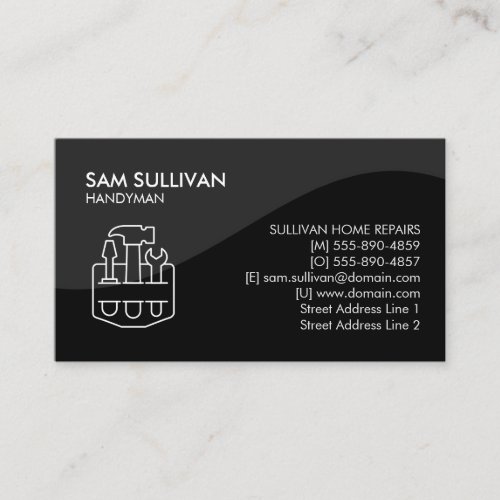 Handyman Home Repairs  Business Card