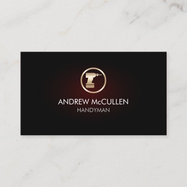 Handyman Home Repairs Business Card (Front)