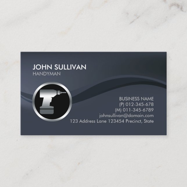 Handyman Home Repairs Business Card (Front)