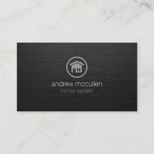 Handyman Home Repairs Construction House Icon Business Card