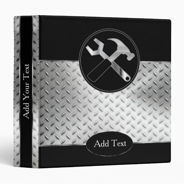 Handyman / Industrial Design - Create Your Own 3 Ring Binder (Front/Spine)