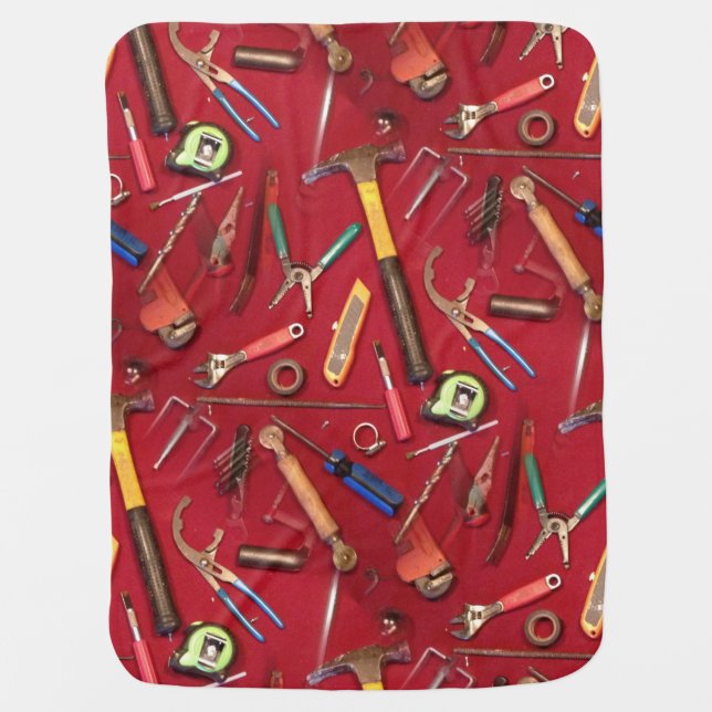 Handyman maintenance and contractor hand tools receiving blanket (Front)