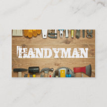 Handyman, Maintenance Business Card