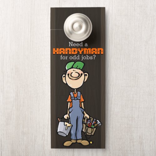 Handyman Maintenance Services Carpenter Painter Door Hanger