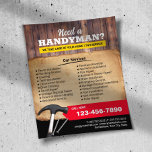 Handyman Maintenance Services & Repairs Promo Flyer<br><div class="desc">Handyman Maintenance Services & Repairs Promotional Flyers.</div>