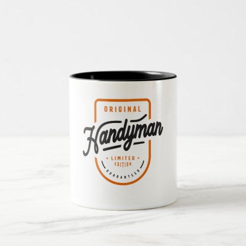Handyman Original _ Fixologist Two_Tone Coffee Mug