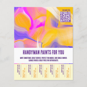 Handyman Painter Colorful Flyer