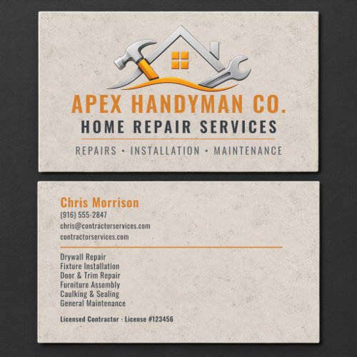 Handyman Professional Business Card