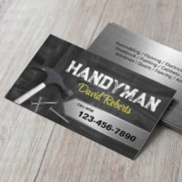 Handyman Professional Repair &amp; Maintenance Service Business Card