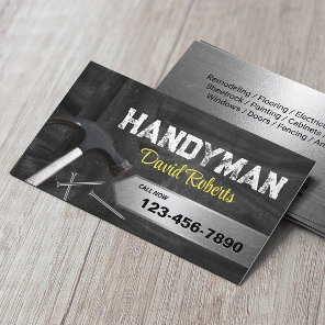 Handyman Professional Repair & Maintenance Service Business Card