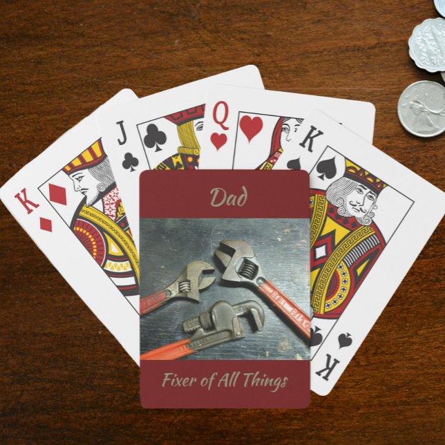 Handyman Red Handled Wrenches Playing Cards (Creator Uploaded)