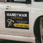 Handyman Repair & Maintenance Service Steel Hammer Car Magnet<br><div class="desc">Creative Steel Hammer Handyman Professional Repair & Maintenance Service Car Magnet.</div>