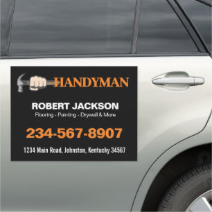 Handyman Repair Service Car Magnet
