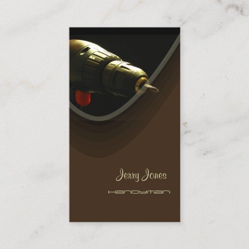 Customizable Handyman, repairman business cards