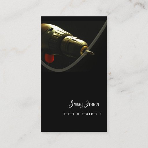 Customizable Handyman, repairman business cards