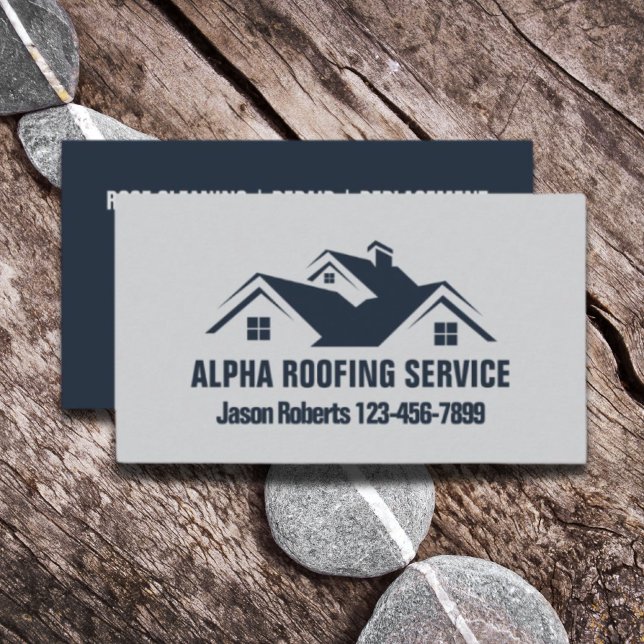 Handyman Roof Repair Construction Roofing Roofer Business Card (Handyman Roof Repair Construction Roofing Roofer Business Card)