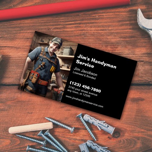 Handyman Service Business Card