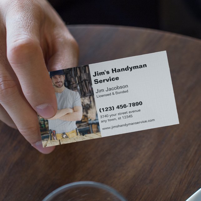 Handyman Service Business Card (Creator Uploaded)