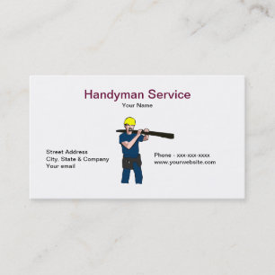 Handyman Service Business Card
