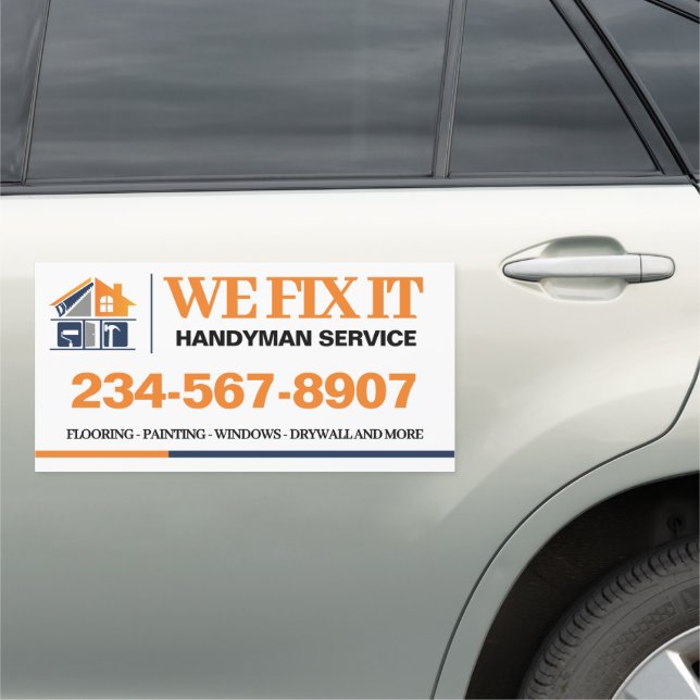 Handyman Service Car Magnet (In Situ)