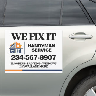 Handyman Service Car Magnet