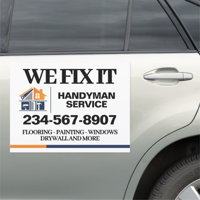 Handyman Service Car Magnet (In Situ)