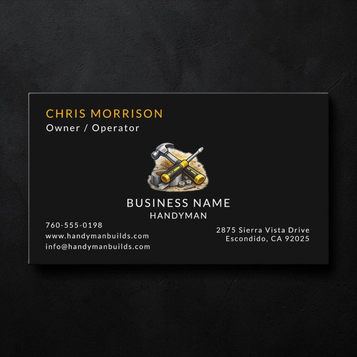 Handyman Services Business Card