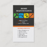 Handyman Services, Home Maintenance Business Card at Zazzle