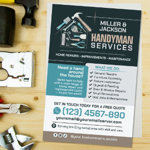 Handyman Services - Home Repair & Maintenance Flyer