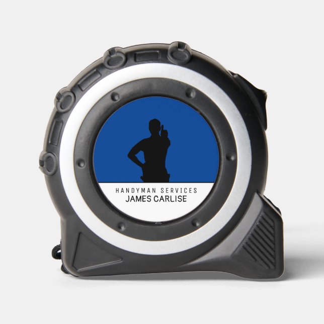 Handyman Silhouette Tape Measure (Front)