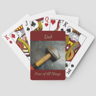 Handyman Sledge Hammer Playing Cards