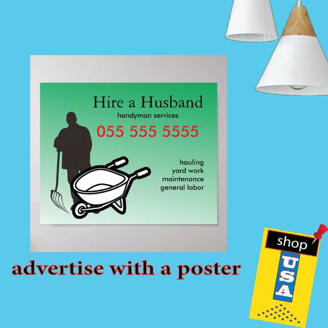 HandyMan Small Business Advertising  Poster (Creator Uploaded)