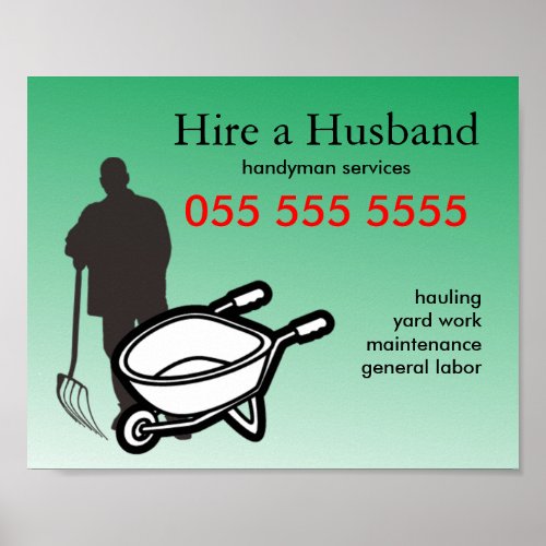 HandyMan Small Business Advertising  Poster