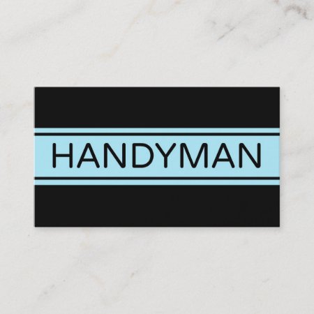 Handyman Stripe Business Card