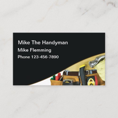 Handyman Tool Belt Business Cards