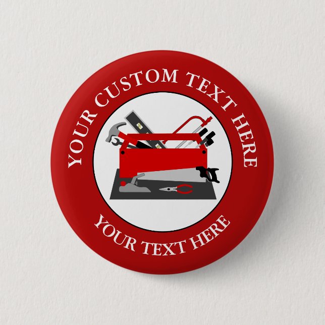 Handyman Tool Box  Button (Front)