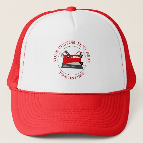 Handyman Tool Box Logo Trucker Hat