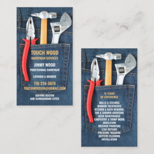 Handyman Tools Business Card Template