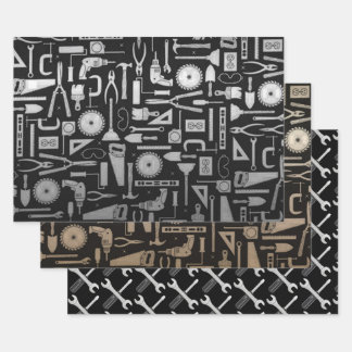 Handyman Tools Collection Wrapping Paper Sheets